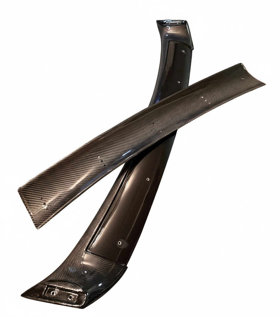 BMW E36 Hartge/UUC Rear Wing Spoiler with Gurney - Carbon Fiber - Coupe