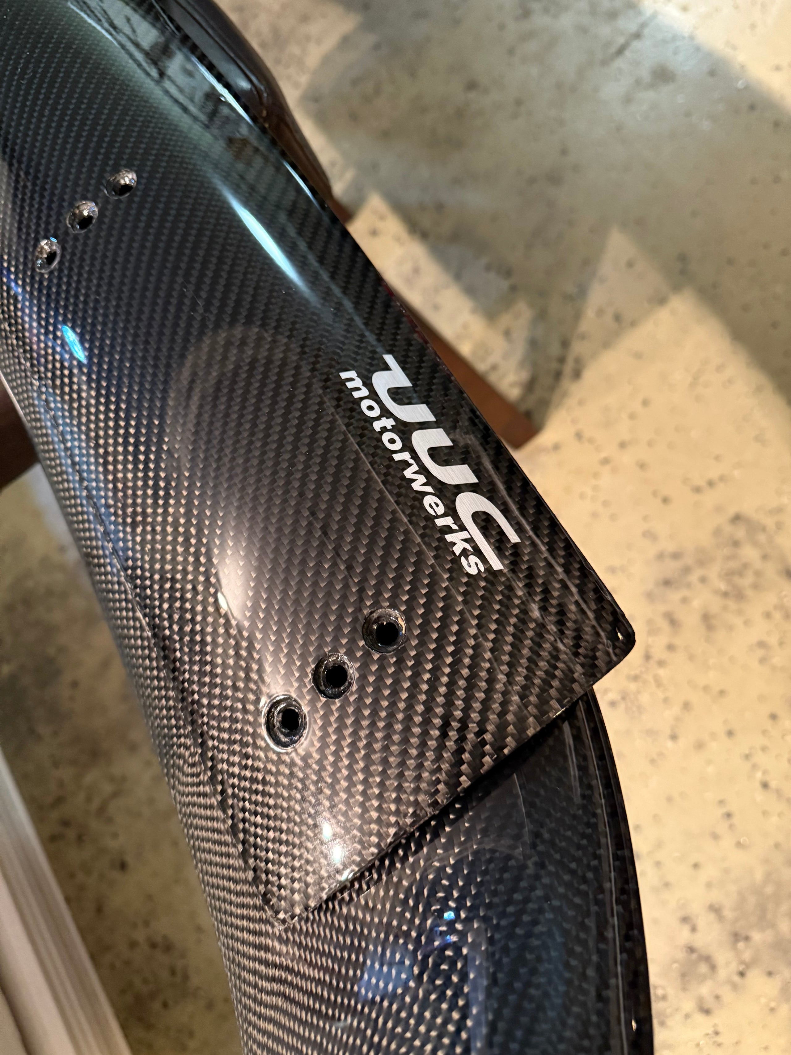 BMW E36 Hartge/UUC Rear Wing Spoiler with Gurney - Carbon Fiber - Coupe