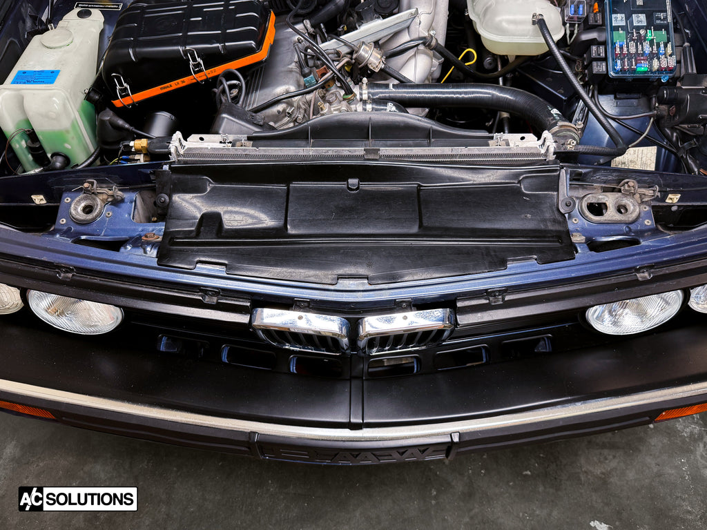 A/C Solutions x CSF E28 Parallel Flow Condenser + 13" SPAL Fan Combo