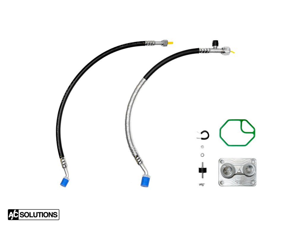 A/C Solutions E28 24v Swap Lines and Manifold Kit (S50, S52, S54, and more)