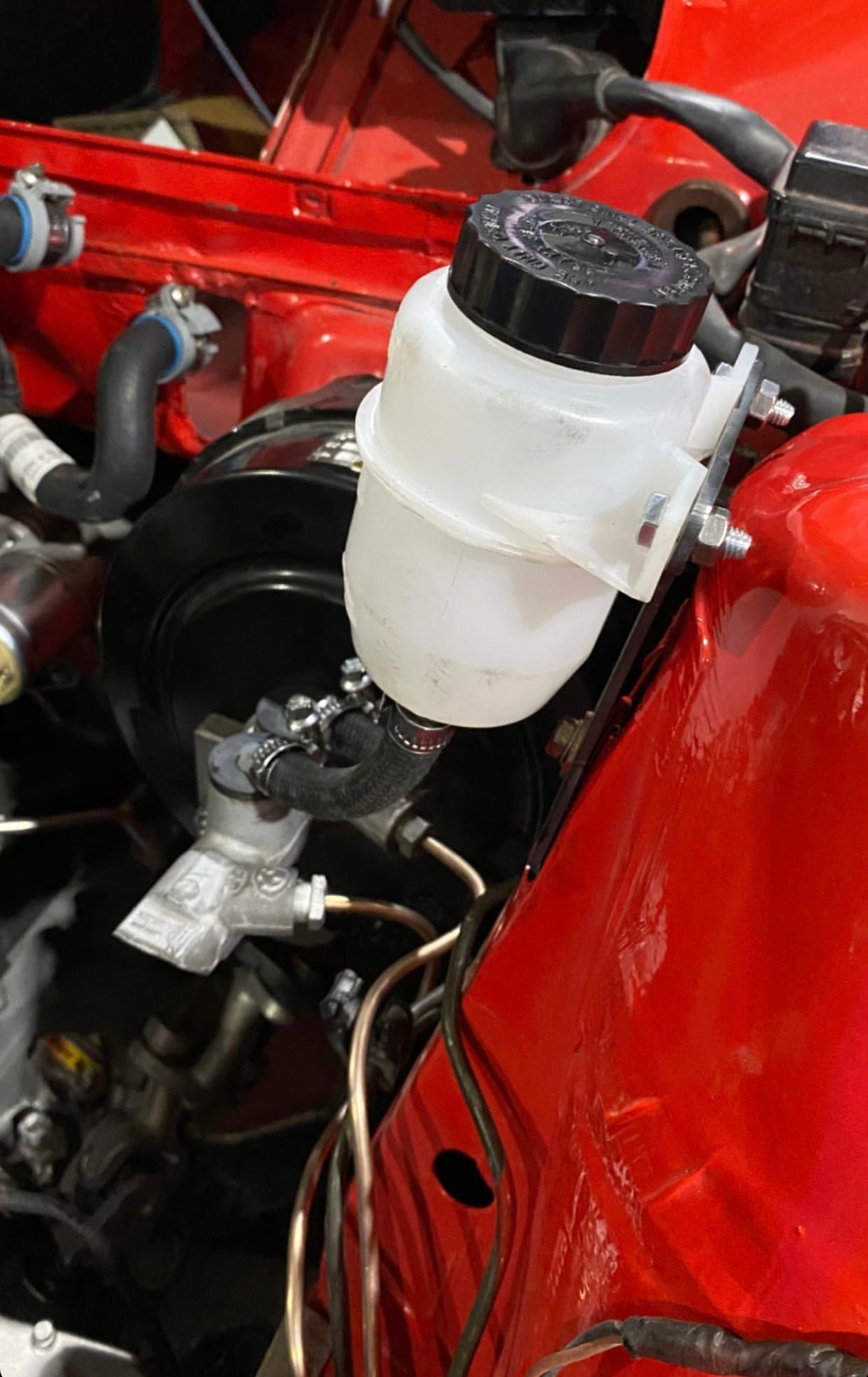 BMW E30 Brake Reservoir Relocation Bracket