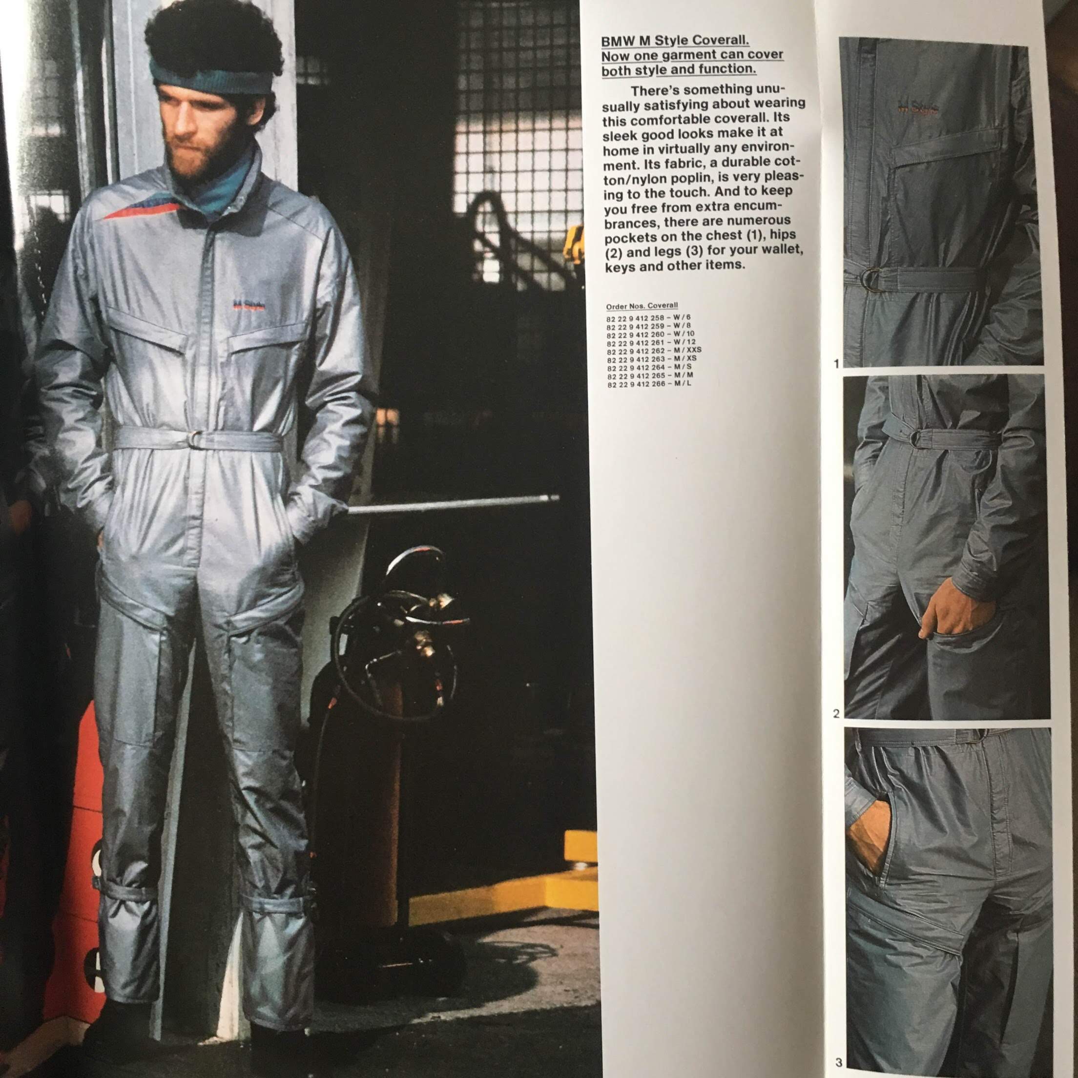 BMW 1980s 'M Style' Vintage Jumpsuit Authentic [Medium]